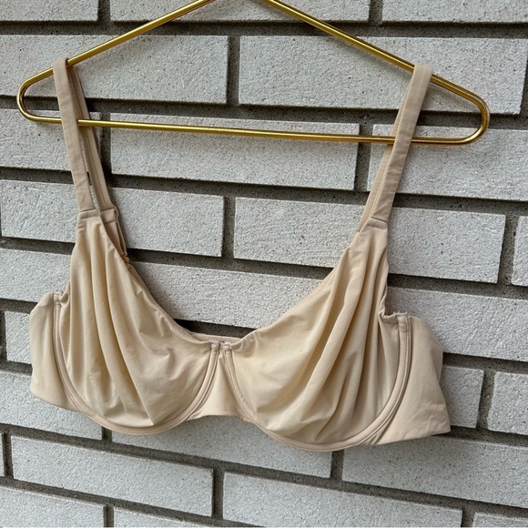 Skims Fits Everybody Naked Underwire Demi Bra Sand 44C Underwire Lingerie - Picture 2 of 6